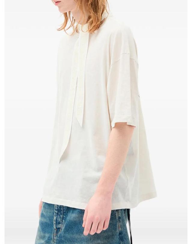 앤 드뮐미스터 앤드뭘미스터 [해외직구] 26 FW Ann Demeulemeester 슬로건 프린트 티셔츠 B0014221FA206 TP456757479 착용컷