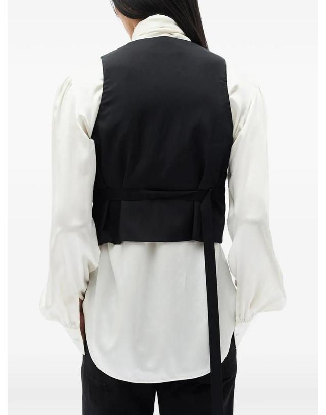 앤 드뮐미스터 앤드뭘미스터 [해외직구] 26 FW Ann Demeulemeester 카레 페이즐리 자수 벨벳 베스트 B0012502FA753 TP458403401 착용컷