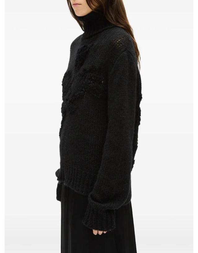 앤 드뮐미스터 앤드뭘미스터 [해외직구] 26 FW Ann Demeulemeester 프란시나 터틀 넥 스웨터 B0014337KN092 TP459079131 착용컷