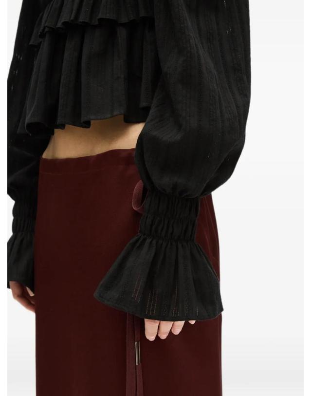 앤 드뮐미스터 앤드뭘미스터 [해외직구] 26 FW Ann Demeulemeester 러플 디테일 블라우스 B0014417FA752 TP458391397 착용컷