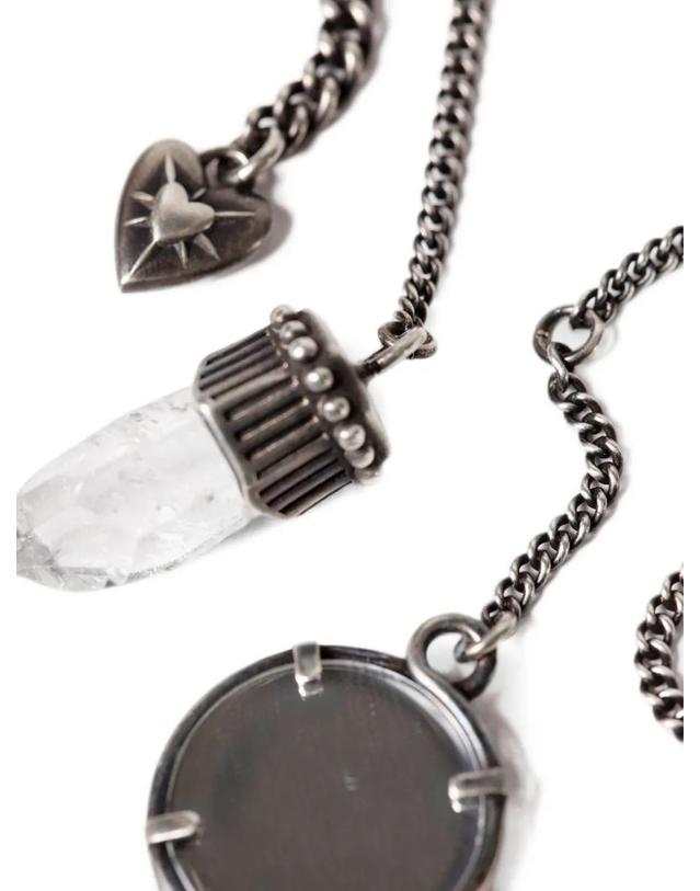앤 드뮐미스터 앤드뭘미스터 [해외직구] 26 FW Ann Demeulemeester 참 디테일 비대칭 이어링 B0014291OT018 TP458390991 착용컷