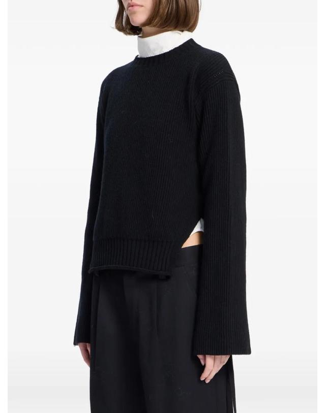 앤 드뮐미스터 앤드뭘미스터 [해외직구] 26 FW Ann Demeulemeester 캐시미어 골지 니트 스웨터 B0014666KN097 TP459073314 착용컷