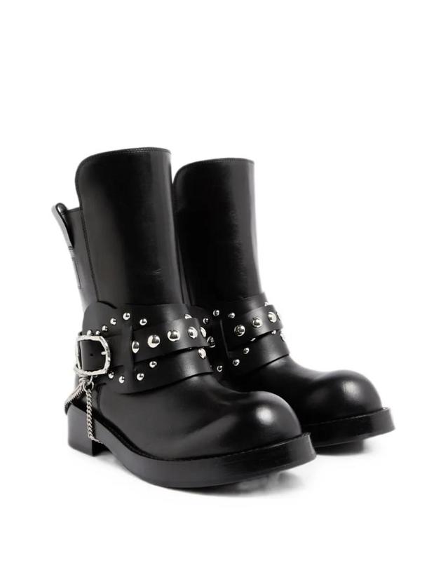 앤 드뮐미스터 앤드뭘미스터 [해외직구] 26 FW Ann Demeulemeester 보아 스터드 장식 앵클 부츠 B0014570LT049 TP458192864 착용컷