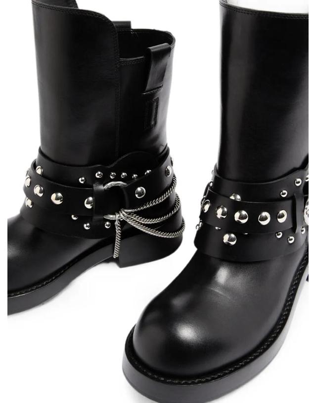 앤 드뮐미스터 앤드뭘미스터 [해외직구] 26 FW Ann Demeulemeester 보아 스터드 장식 앵클 부츠 B0014570LT049 TP458192864 착용컷