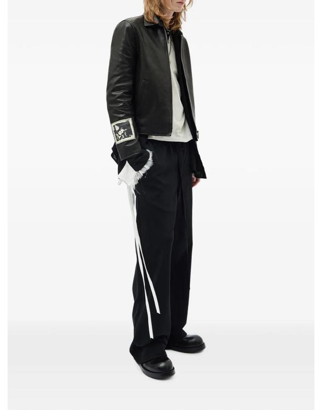앤 드뮐미스터 앤드뭘미스터 [해외직구] 26 FW Ann Demeulemeester 핀 스트레이트 트랙팬츠 B0014215FA185 TP455881981 착용컷