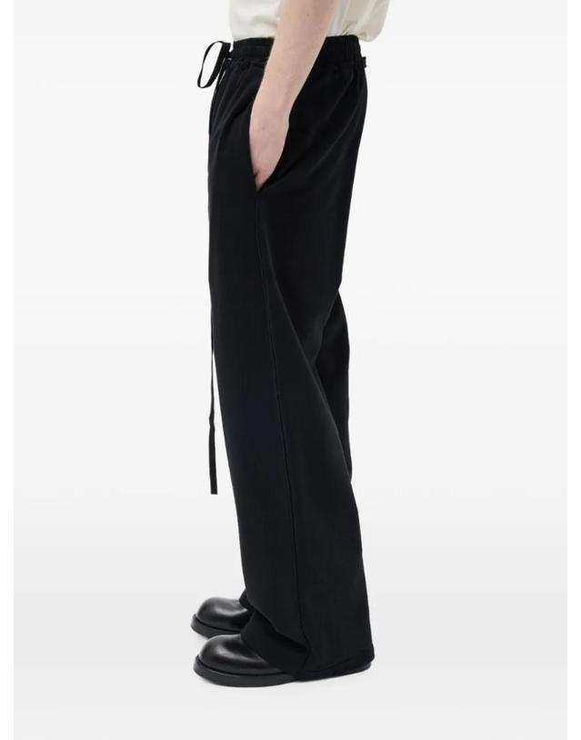 앤 드뮐미스터 앤드뭘미스터 [해외직구] 26 FW Ann Demeulemeester 핀 스트레이트 트랙팬츠 B0014215FA185 TP455881981 착용컷