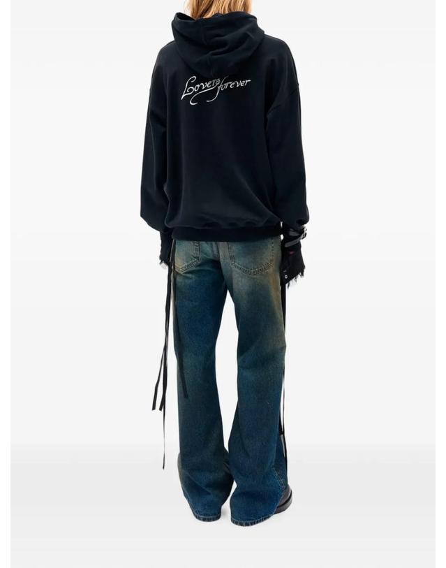 앤 드뮐미스터 앤드뭘미스터 [해외직구] 26 FW Ann Demeulemeester 바르디 백 프린트 후드티 B0014212FA185 TP455942689 착용컷