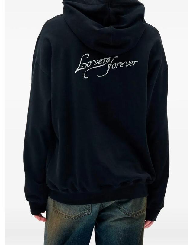앤 드뮐미스터 앤드뭘미스터 [해외직구] 26 FW Ann Demeulemeester 바르디 백 프린트 후드티 B0014212FA185 TP455942689 착용컷