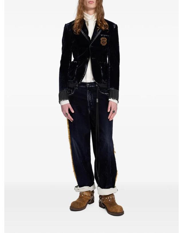 앤 드뮐미스터 앤드뭘미스터 [해외직구] 26 FW Ann Demeulemeester 와이드 진 B0014474FA773 TP458492072 착용컷