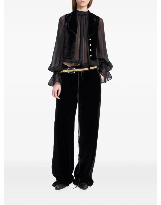 앤 드뮐미스터 앤드뭘미스터 [해외직구] 26 FW Ann Demeulemeester 셀린 벌룬 블라우스 B0014541FA239 TP458151535 착용컷