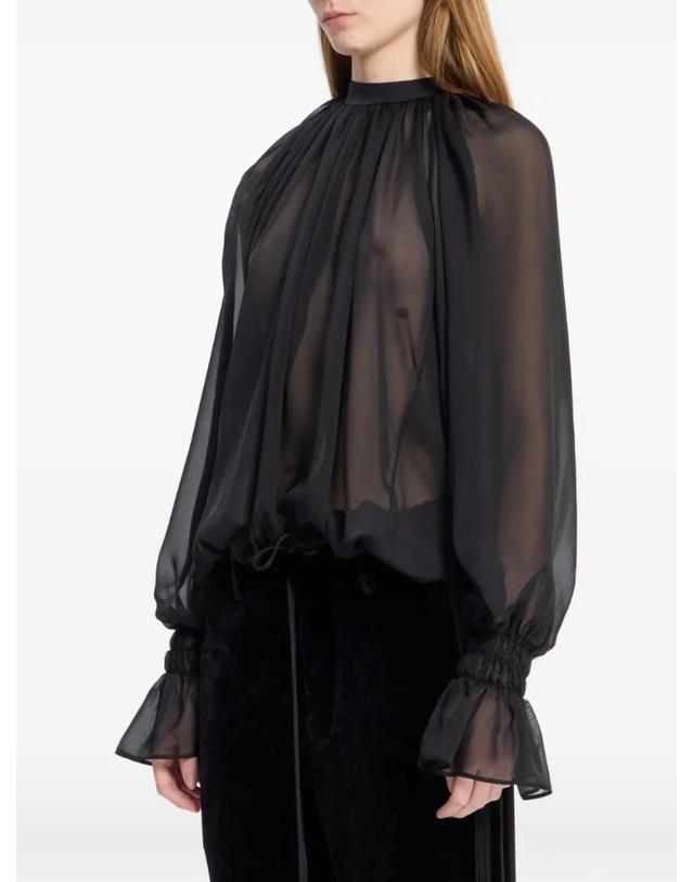 앤 드뮐미스터 앤드뭘미스터 [해외직구] 26 FW Ann Demeulemeester 셀린 벌룬 블라우스 B0014541FA239 TP458151535 착용컷