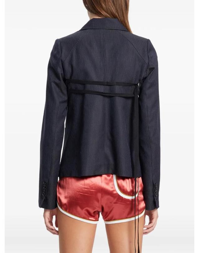 앤 드뮐미스터 앤드뭘미스터 [해외직구] 26 FW Ann Demeulemeester 핀스트라이프 코튼 재킷 B0013968FA729 TP456655533 착용컷