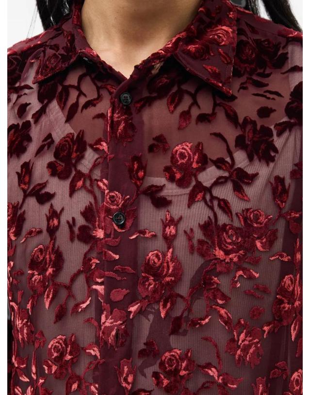 앤 드뮐미스터 앤드뭘미스터 [해외직구] 26 FW Ann Demeulemeester 안드레 플로럴 데보레 셔츠 B0010522FA749 TP456501764 착용컷