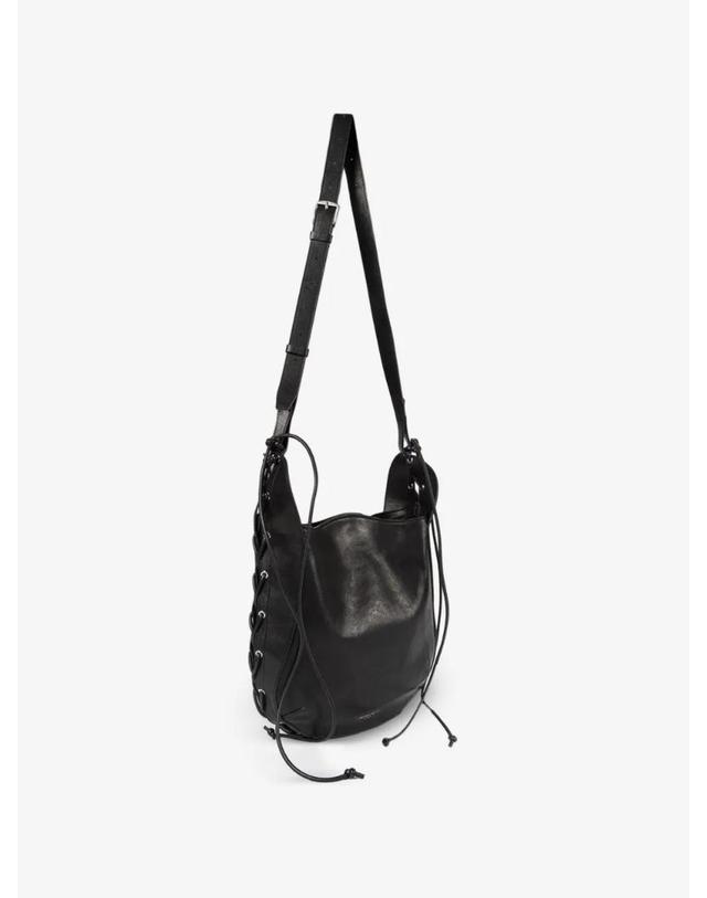 앤 드뮐미스터 앤드뭘미스터 [해외직구] 26 FW Ann Demeulemeester 레브나 레이스업 미디엄 숄더 백 B0014361LT137 TP459476459 착용컷