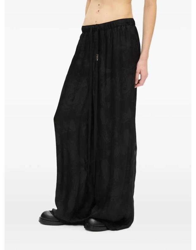 앤 드뮐미스터 앤드뭘미스터 [해외직구] 26 FW Ann Demeulemeester 네비 페이즐리 새틴 팬츠 B0014272FA750 TP459473727 착용컷