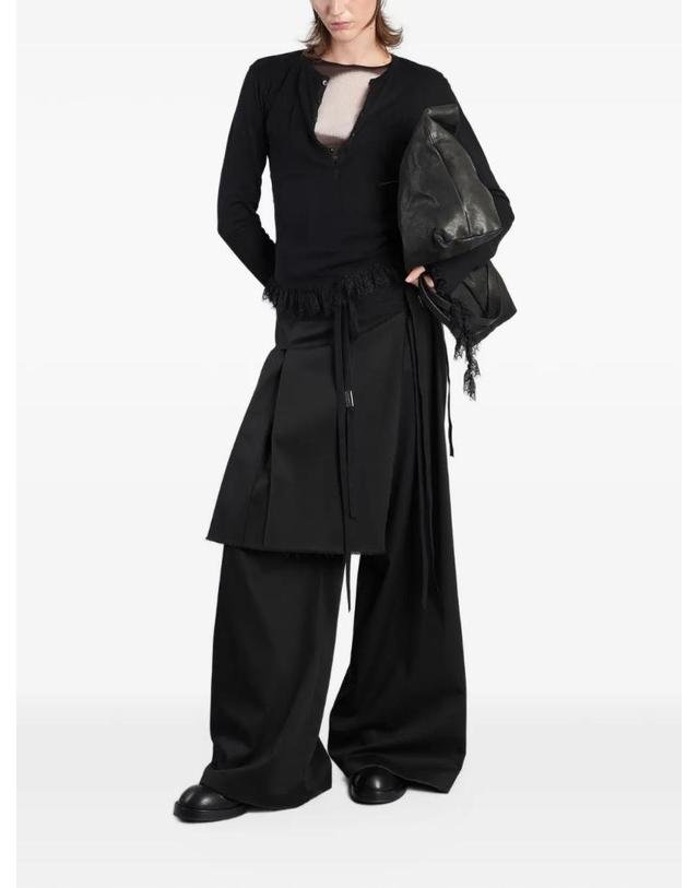 앤 드뮐미스터 앤드뭘미스터 [해외직구] 26 FW Ann Demeulemeester Mare lace trim top B0014684FA206 TP460122935 착용컷