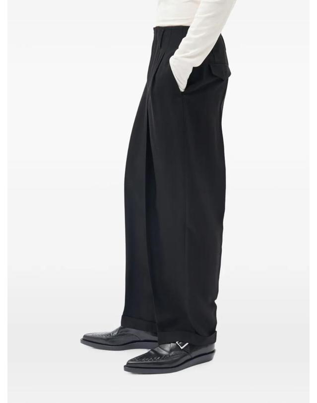 앤 드뮐미스터 앤드뭘미스터 [해외직구] 26 FW Ann Demeulemeester 아그다르 플리츠 테이퍼드 팬츠 B0014259FA558 TP459458999 착용컷