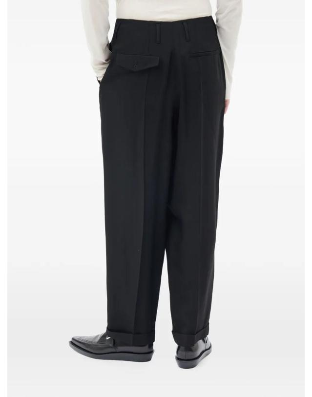 앤 드뮐미스터 앤드뭘미스터 [해외직구] 26 FW Ann Demeulemeester 아그다르 플리츠 테이퍼드 팬츠 B0014259FA558 TP459458999 착용컷