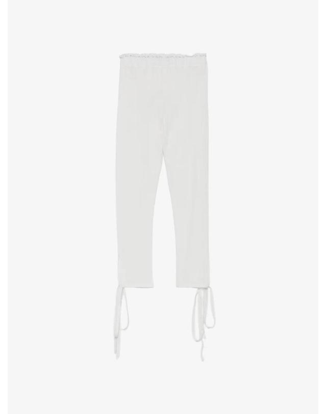 앤 드뮐미스터 앤드뭘미스터 [해외직구] 26 FW Ann Demeulemeester 레이스 트리밍 팬츠 2602WJTR77FA766 TP459989626 착용컷
