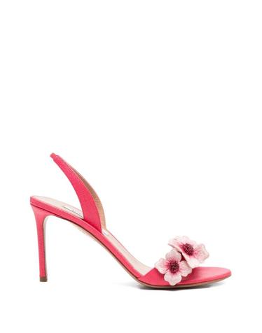[해외직구] 26 FW Aquazzura 패션플라워 슬링백 샌들 PFWMIDS0WVRRSB TP455369192
