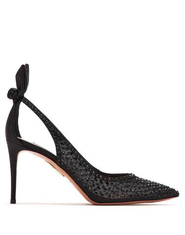 [해외직구] 26 FW Aquazzura 크리스털 장식 펌프스 85mm DCTMIDP0STT000 TP455231922