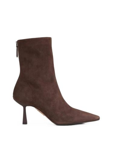 [해외직구] 26 FW Aquazzura pointed toe suede ankle boots STRMIDB1SUESUEDE TP458577905