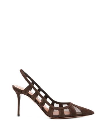 [해외직구] 26 FW Aquazzura 에이크린 메시 패널 스웨이드 펌프스 SEEMIDP0SFEESP TP456022622