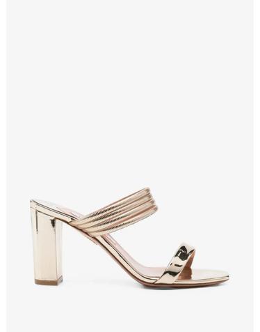 아쿠아주라 [해외직구] 26 FW Aquazzura 튜블러 스트랩 메탈릭 뮬 CIRMIDS0SSYSOG TP460041215