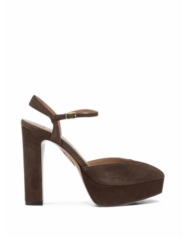 [해외직구] 26 FW Aquazzura 아미라 플래토 스웨이드 플랫폼 펌프스 AARHIGB0SUEESP TP460005455