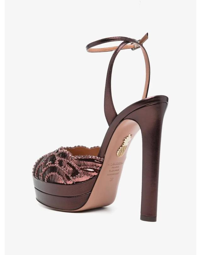 아쿠아주라 [해외직구] 26 FW Aquazzura Ce 수아르 장식 플랫폼 샌들 CSOHIGB0ENM TP458975477 착용컷