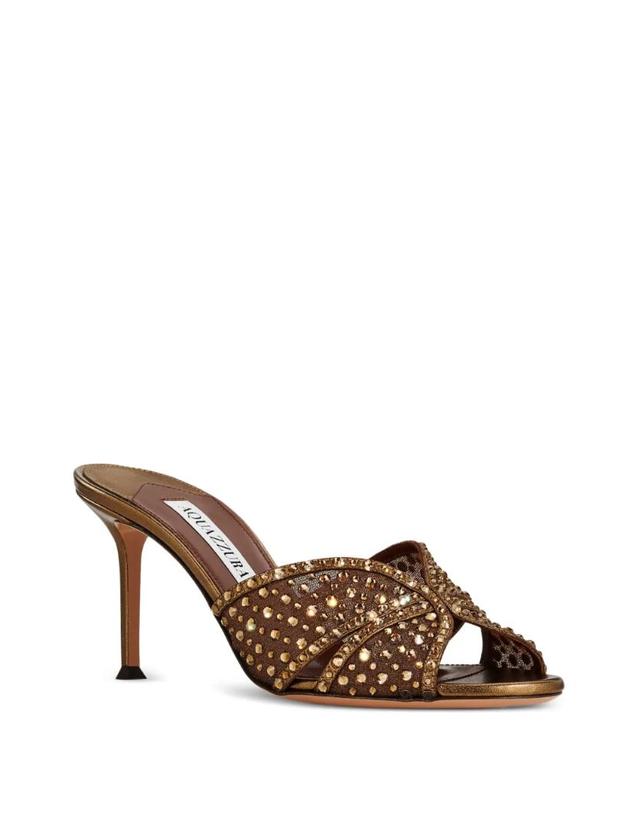아쿠아주라 [해외직구] 26 FW Aquazzura 장식 오픈 토 샌들 CLRMIDM0NPUESP TP455282338 착용컷