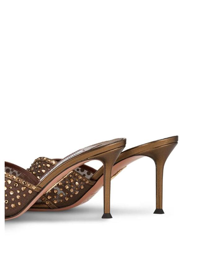 아쿠아주라 [해외직구] 26 FW Aquazzura 장식 오픈 토 샌들 CLRMIDM0NPUESP TP455282338 착용컷