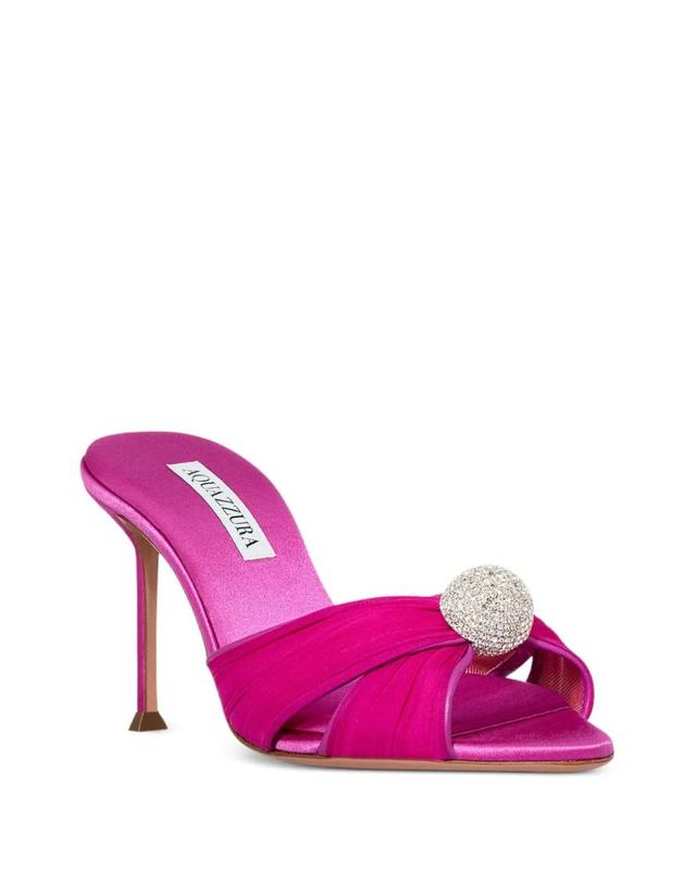 아쿠아주라 [해외직구] 26 FW Aquazzura 미스터리 뮬 MSYMIDM0CHAAZL TP455369195 착용컷