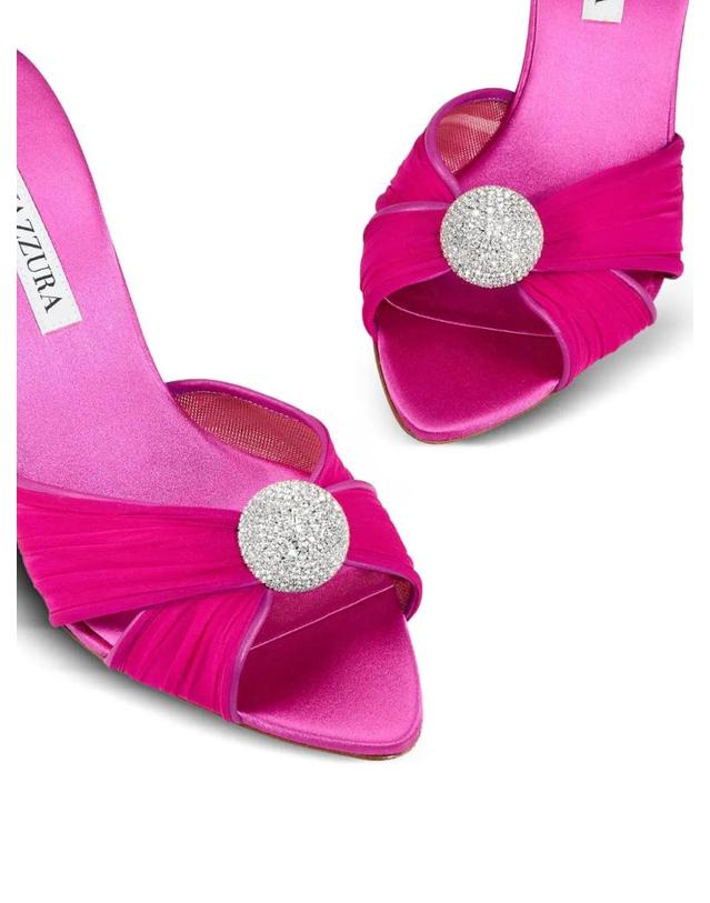 아쿠아주라 [해외직구] 26 FW Aquazzura 미스터리 뮬 MSYMIDM0CHAAZL TP455369195 착용컷