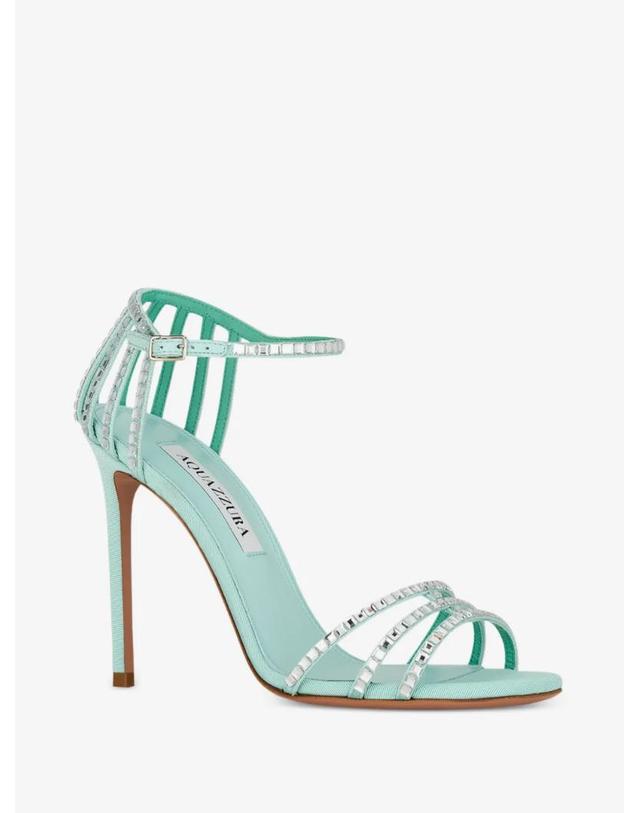 아쿠아주라 [해외직구] 26 FW Aquazzura 센세이션 크리스털 힐 샌들 SSYHIGS0GROSRZ TP455310135 착용컷