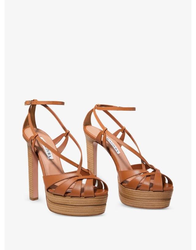 아쿠아주라 [해외직구] 26 FW Aquazzura 보니타 플래토 힐 샌들 BTAHIGB0CFITOB TP455310124 착용컷