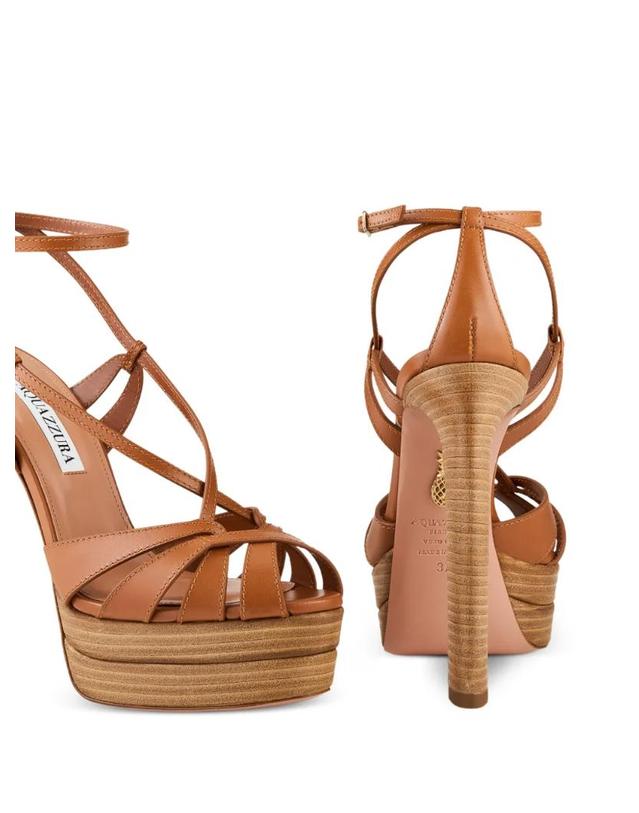아쿠아주라 [해외직구] 26 FW Aquazzura 보니타 플래토 힐 샌들 BTAHIGB0CFITOB TP455310124 착용컷