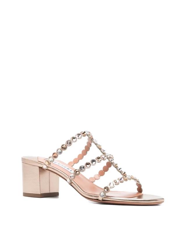 아쿠아주라 [해외직구] 26 FW Aquazzura 테킬라 크리스털 장식 샌들 TQLMIDS1NPLLCO TP455310111 착용컷