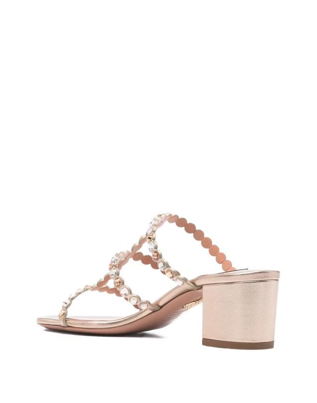 아쿠아주라 [해외직구] 26 FW Aquazzura 테킬라 크리스털 장식 샌들 TQLMIDS1NPLLCO TP455310111 착용컷