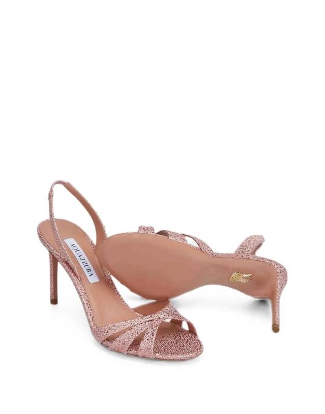 아쿠아주라 [해외직구] 26 FW Aquazzura 우븐 텍스처 크로스오버 스트랩 펌프스 TTIMIDS0ICWINFINITYCANVASWEAVE TP455840104 착용컷