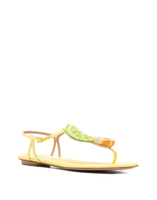 아쿠아주라 [해외직구] 26 FW Aquazzura 시트러스 슈가 샌들 CTGFLAS0WVRDIS TP455460196 착용컷