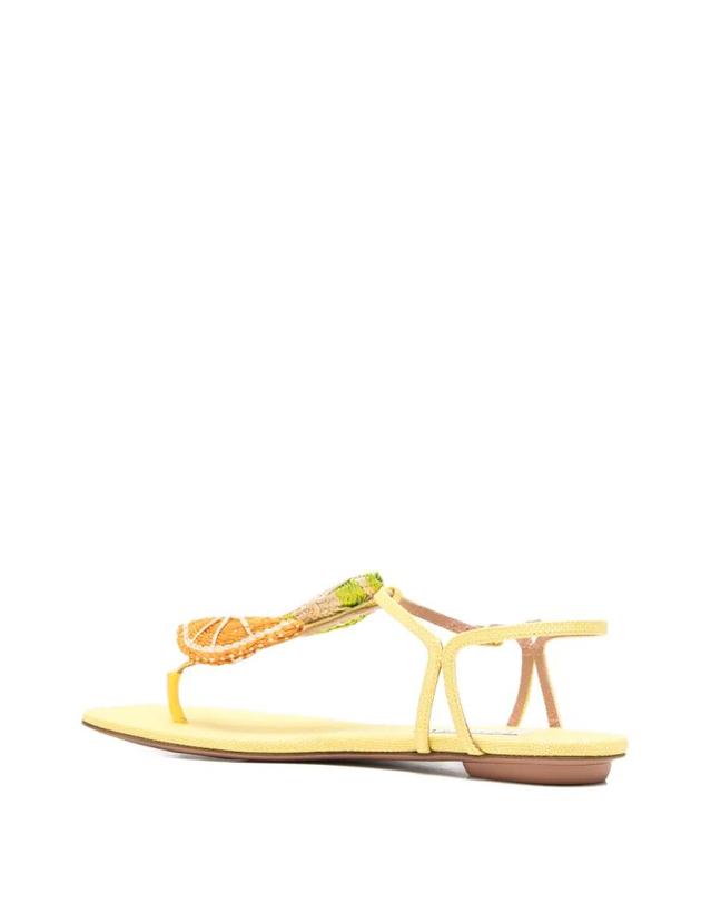 아쿠아주라 [해외직구] 26 FW Aquazzura 시트러스 슈가 샌들 CTGFLAS0WVRDIS TP455460196 착용컷