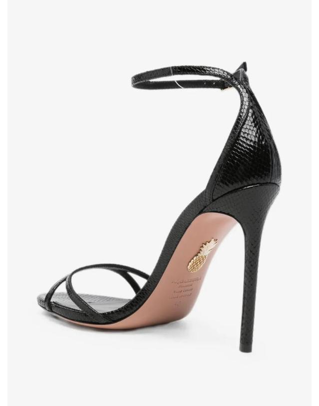 아쿠아주라 [해외직구] 26 FW Aquazzura 누다 스네이크 스킨 힐 샌들 NNDHIGS0MSK000 TP455691424 착용컷