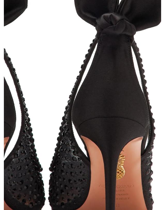 아쿠아주라 [해외직구] 26 FW Aquazzura 크리스털 장식 펌프스 85mm DCTMIDP0STT000 TP455231922 착용컷