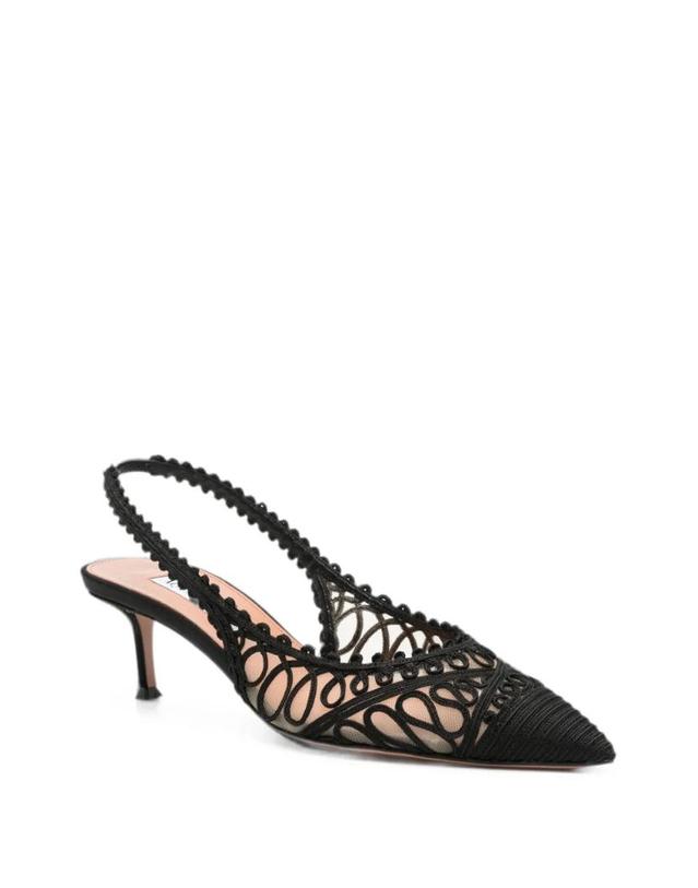 아쿠아주라 [해외직구] 26 FW Aquazzura 칼로 자수 메시 펌프스 KHLMIDL0SUR000 TP455231531 착용컷