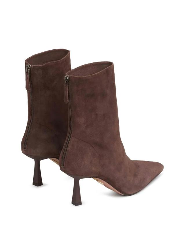 아쿠아주라 [해외직구] 26 FW Aquazzura pointed toe suede ankle boots STRMIDB1SUESUEDE TP458577905 착용컷