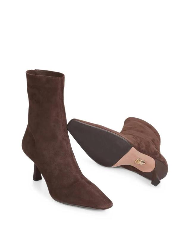 아쿠아주라 [해외직구] 26 FW Aquazzura pointed toe suede ankle boots STRMIDB1SUESUEDE TP458577905 착용컷