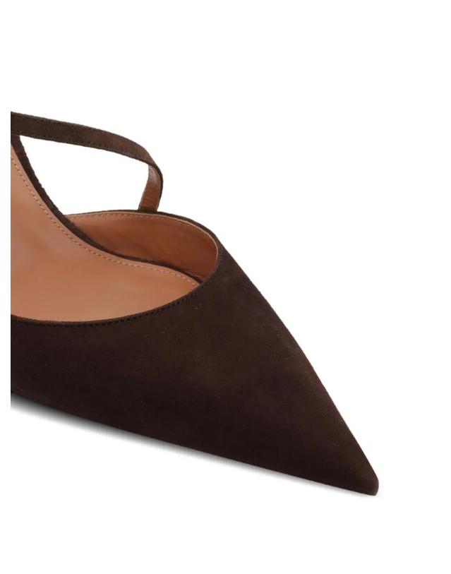 아쿠아주라 [해외직구] 26 FW Aquazzura 다이너스티 스웨이드 슬링백 DYNMIDP0SUEESP TP455231132 착용컷
