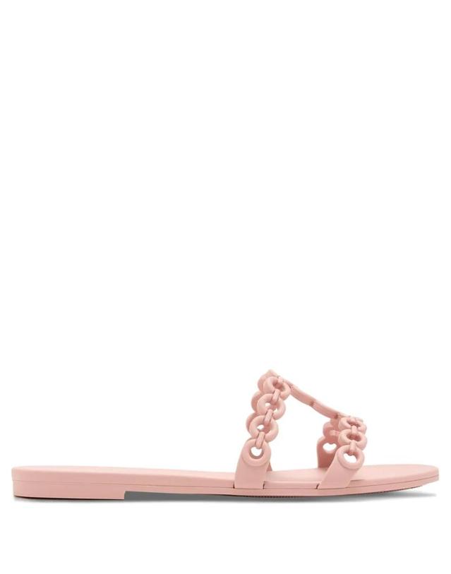 아쿠아주라 [해외직구] 26 FW Aquazzura 체인 링크 플랫 샌들 ICJFLAS0JLYMDP TP455226270 착용컷