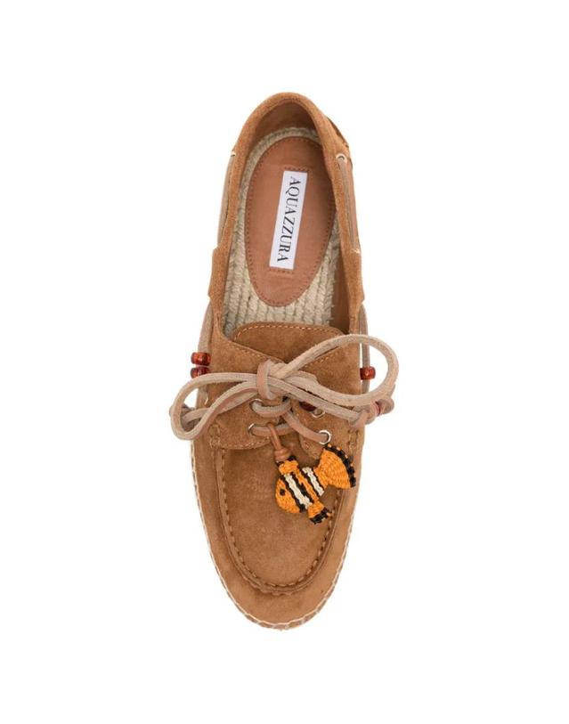 아쿠아주라 [해외직구] 26 FW Aquazzura 비즈 스웨이드 에스파드리유 SFRFLAE0SCCTOB TP455224204 착용컷